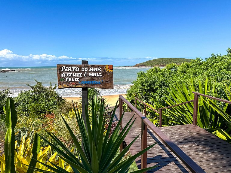 Vista Mar na Praia da Bacutia - Dois quartos Super Equipado
